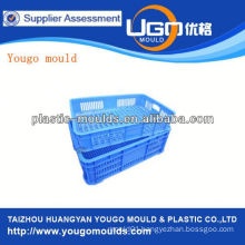 New household vegetables crate injection plastic mould buyer